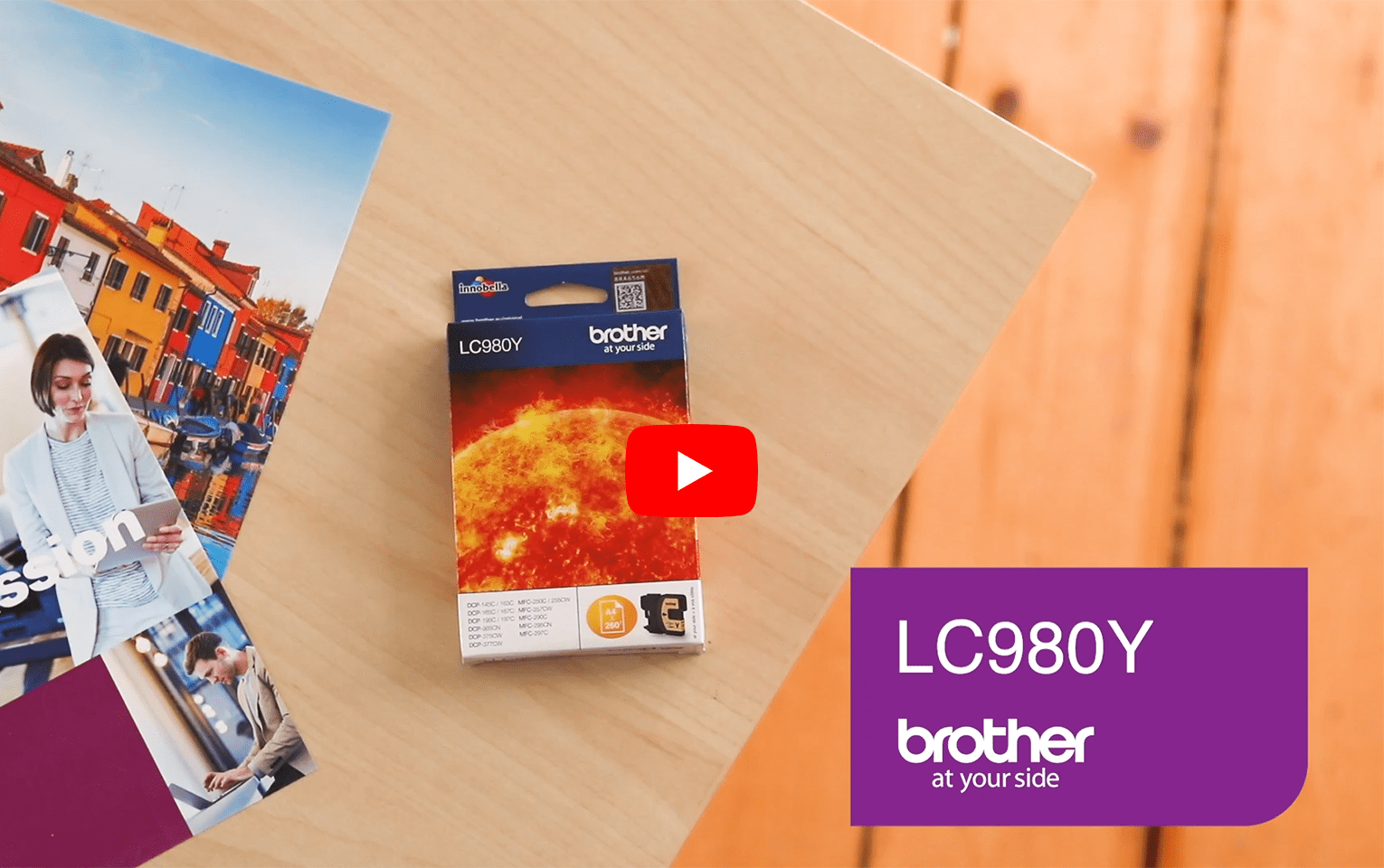 Genuine Brother LC980Y Ink Cartridge – Yellow 5